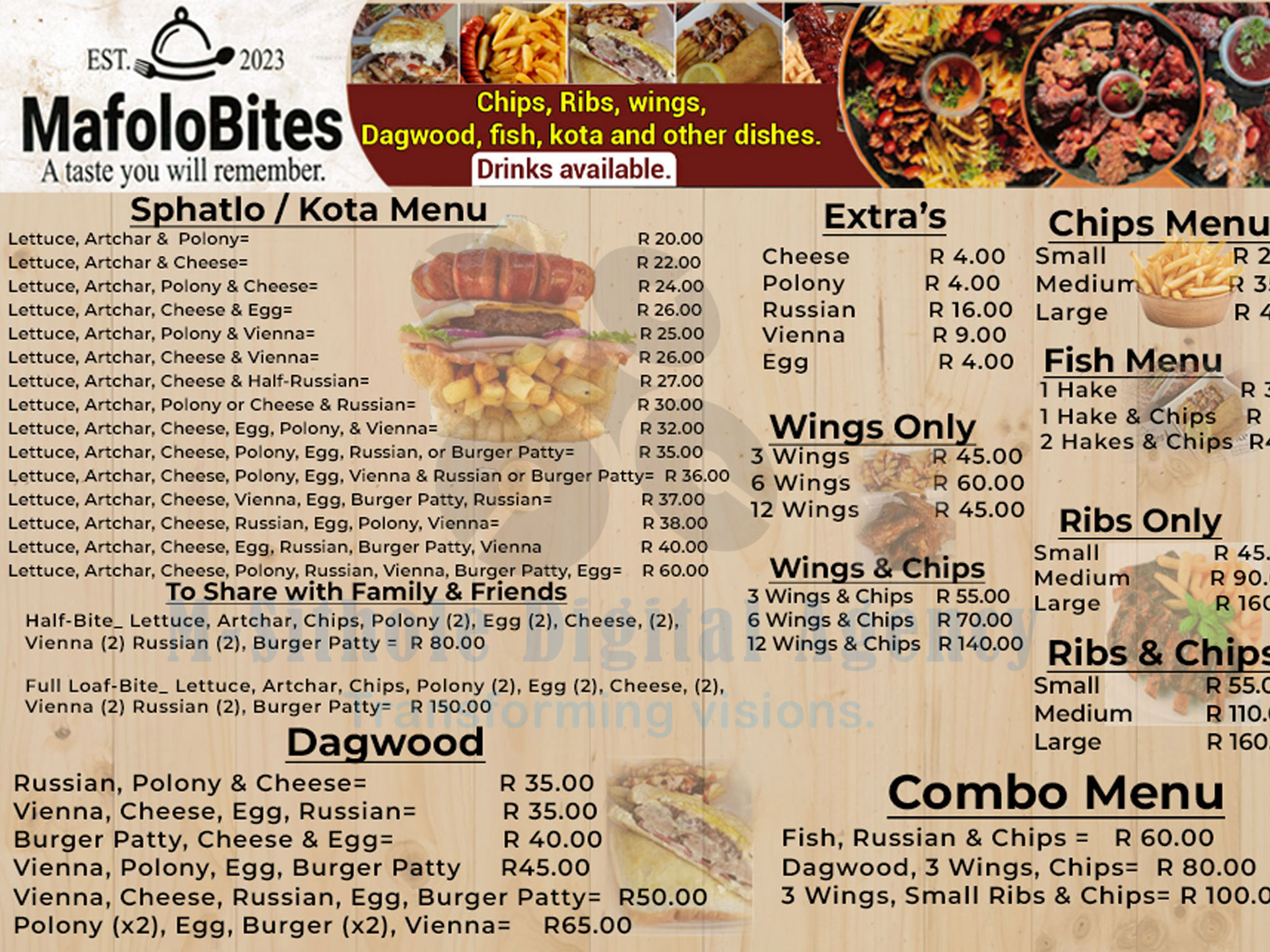 Restaurant Menu Design