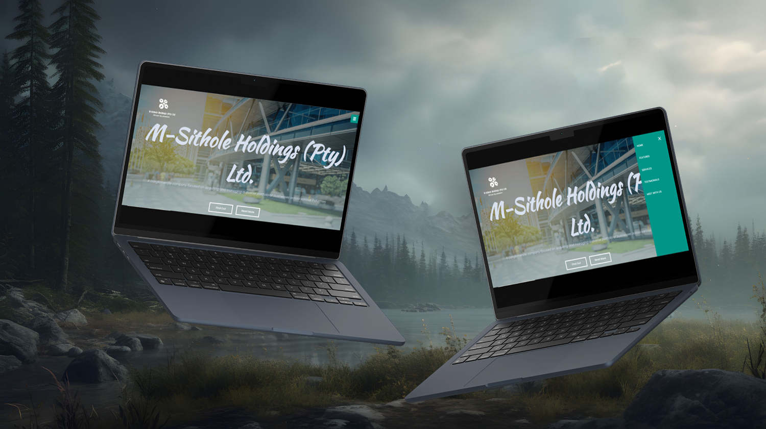 M-Sithole Digital Solutions professional web development services showcase